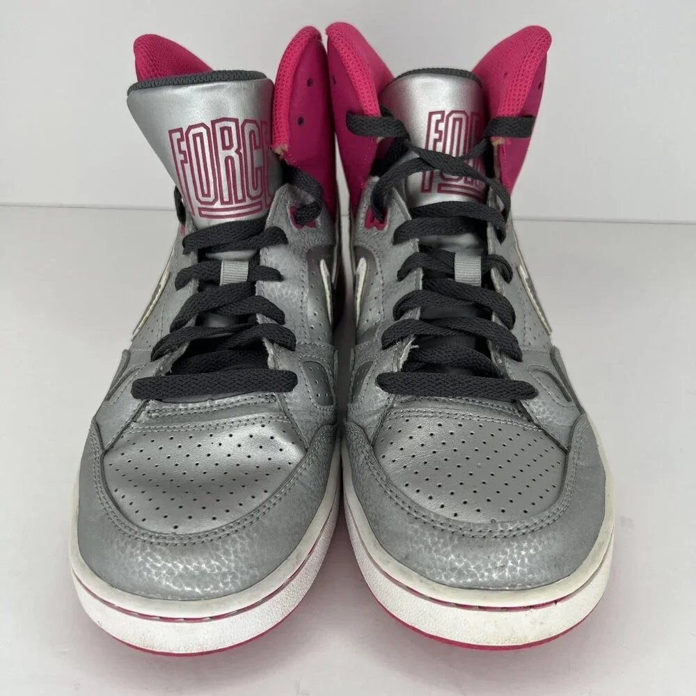 Nike Son of Force Youth Sz 7Y High-Top Junior Sneakers Lace-Up Basketball Shoe